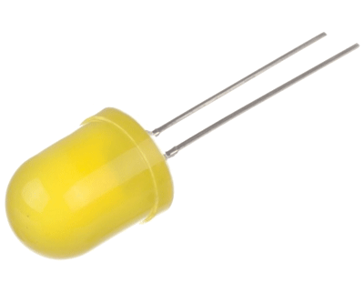 LED 10mm vilkkuva 3-5Vdc 220-330mcd keltainen (OSY5JSA134A)