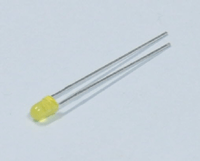 LED 3mm 12Vdc 8-15mcd keltainen