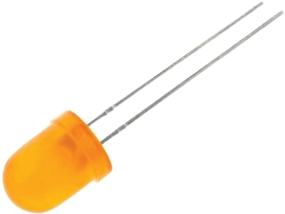LED 8mm 36-100mcd oranssi (L-793ED)