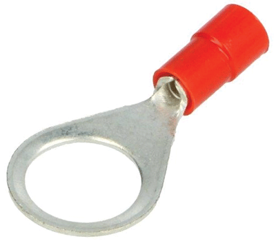 Rengasliitin 10mm punainen 0,25-1,5mm² (BM 00143)