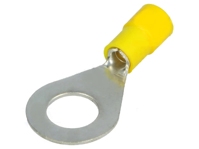 Rengasliitin 10mm keltainen 4-6mm²