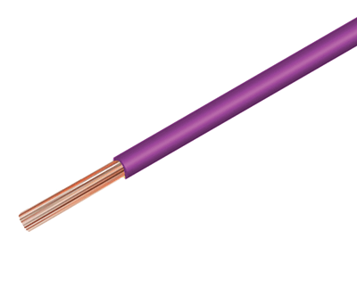 Kytkentäjohto 300/500V 0,75mm² violetti (H05V-K0.75)