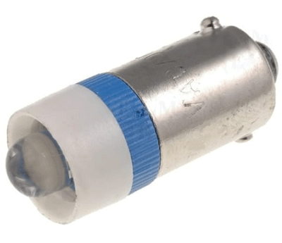 LED-lamppu Ba9s 24Vac/dc 1200mcd sininen