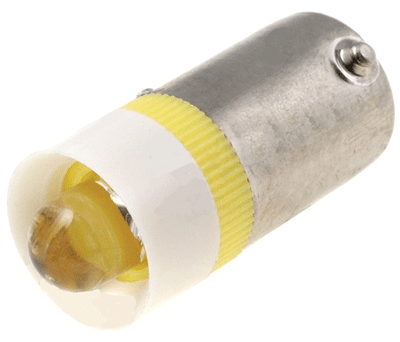 LED-lamppu Ba9s 12Vac/dc keltainen