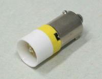 LED-lamppu Ba9s 110-130Vac/dc keltainen
