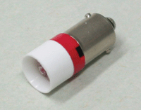 LED-lamppu Ba9s 110-130Vac/dc punainen
