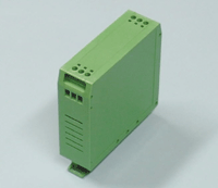 Muovikotelo DIN-kiskoon 25x79,5x74mm vihreä