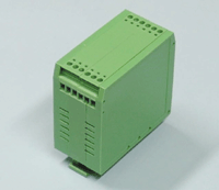 Muovikotelo DIN-kiskoon 40x79,5x74mm vihreä