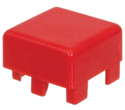 Painikkeen kansi D6-sarjan painikkeille punainen (BTND640F)