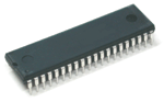 CMOS microcontroller / 128x8-bit RAM DIL-40 *
