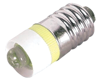LED-lamppu E10 12Vac/dc keltainen
