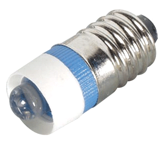 LED-lamppu E-10 12Vac/dc sininen