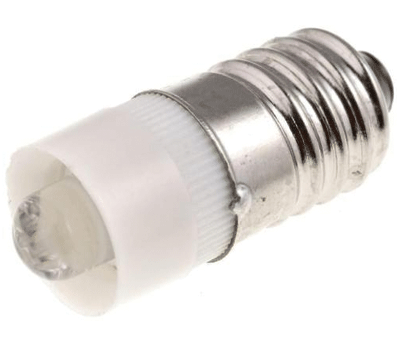 LED-lamppu E10 12Vdc valkoinen