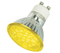 LED-lamppu GU10 230Vac 1W keltainen