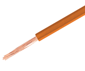 Kytkentäjohto halogeenivapaa (LSZH) 1,0mm² oranssi 100m/rll