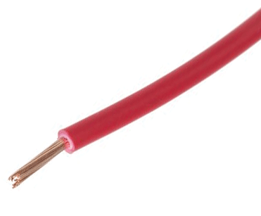 Kytkentäjohto halogeenivapaa (LSZH) 0,75mm² punainen 100m/rll