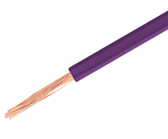 Kytkentäjohto halogeenivapaa (LSZH) 0,75mm² violetti 100m/rll