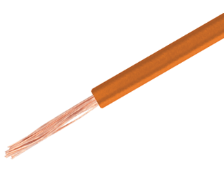 Kytkentäjohto halogeenivapaa (LSZH) 1,5mm² oranssi 100m/rll
