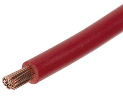 Kytkentäjohto halogeenivapaa (LSZH) 4mm² punainen