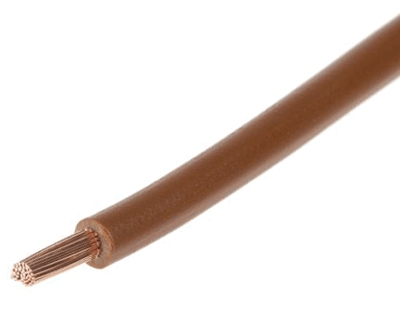 Kytkentäjohto halogeenivapaa (LSZH) 4mm² ruskea