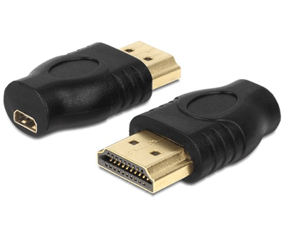 Liitinadapteri HDMI-uros/micro-HDMI-naaras