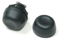 Roiskevesisuoja K598-painikkeelle, musta