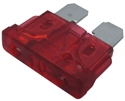 Laattasulake (ATC/ATO) 10A 32Vdc punainen