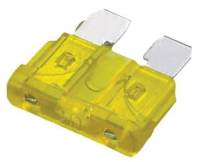Laattasulake (ATC/ATO) 20A 32Vdc keltainen