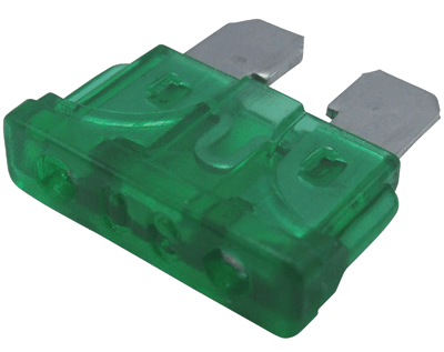 Laattasulake (ATC/ATO) 30A 32Vdc vihreä
