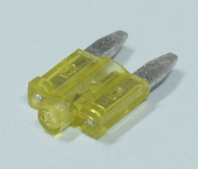 Mini-laattasulake (mini-ATO) merkkivalolla 20A 12Vdc keltainen ( ZH269.ASP-020) *