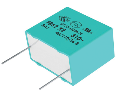 Polypropyleenikondensaattori X2 820nF 310Vac R-22,5 (F862DP824K310ZLH0J)
