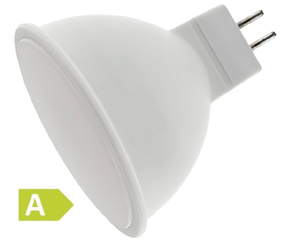 LED-lamppu MR16/GU-5,3 12Vac/dc 7W 500lm lämmin valkoinen