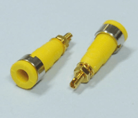 Turvabanaanihylsy 2mm keltainen