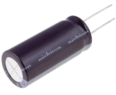 Elektrolyyttikondensaattori low-ESR pystymalli 1800uF 35V R-7,5 (UPW1V182MHD6)