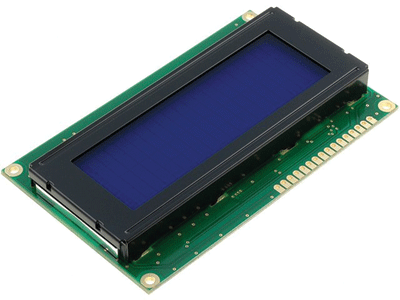 LCD-näyttö ASCII 4x20 merkkiä taustavalolla sininen