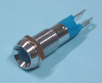 LED-merkkilamppu 24-28Vdc sininen 8mm