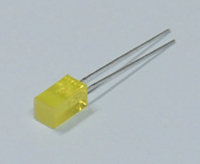 LED 5x5mm 1,3-8mcd keltainen