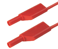 4mm turvabanaanimittajohto PVC 100cm punainen