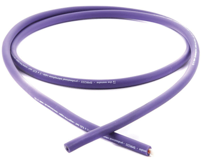 Mikrofonikaapeli 2x0,22mm² violetti