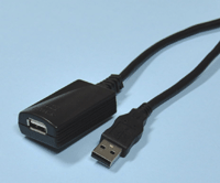 USB-jatkojohto vahvistimella A/A 5m
