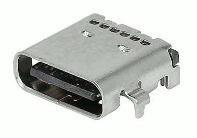 USB-C -runkoliitin piirilevylle SMD