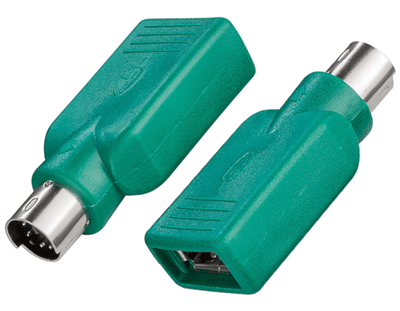 USB-PS/2-liitinadapteri (hiiri/näppäimistö)