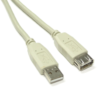 USB-jatkojohto A/A 0,6m