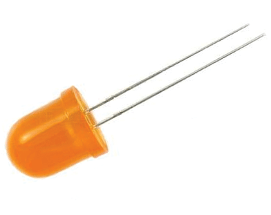 LED 10mm 36-100mcd oranssi (L-813ED) LED 10mm 36-100mcd oranssi (L-813ED)