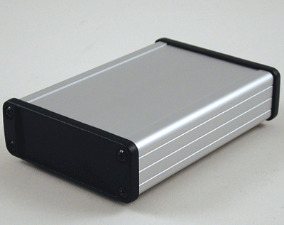 Alumiinikotelo IP65 131,2x87x31,5mm harmaa