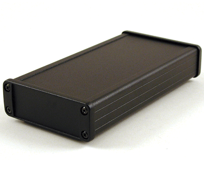 Alumiinikotelo IP65 171,2x87x31,5mm musta