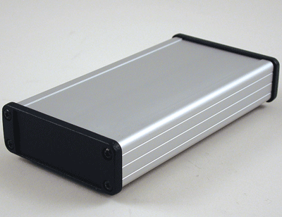 Alumiinikotelo IP65 171,2x87x31,5mm harmaa