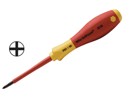 Ristipäämeisseli eristetty 1000V Phillips PH-1 80mm/191mm (00847) Ristipäämeisseli eristetty 1000V Phillips PH-1 80mm/191mm (00847)