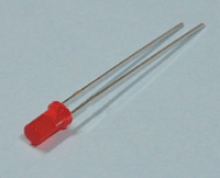 LED \"flat-top\" 3mm 1-4mcd punainen (LL-304ID2Y)
