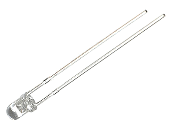 LED 3mm kirkas vilkkuva 3-5Vdc 3000mcd oranssi